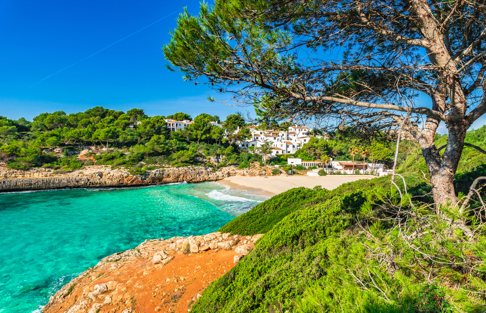 Cala Anguila, Mallorca, Balearen, Spanien