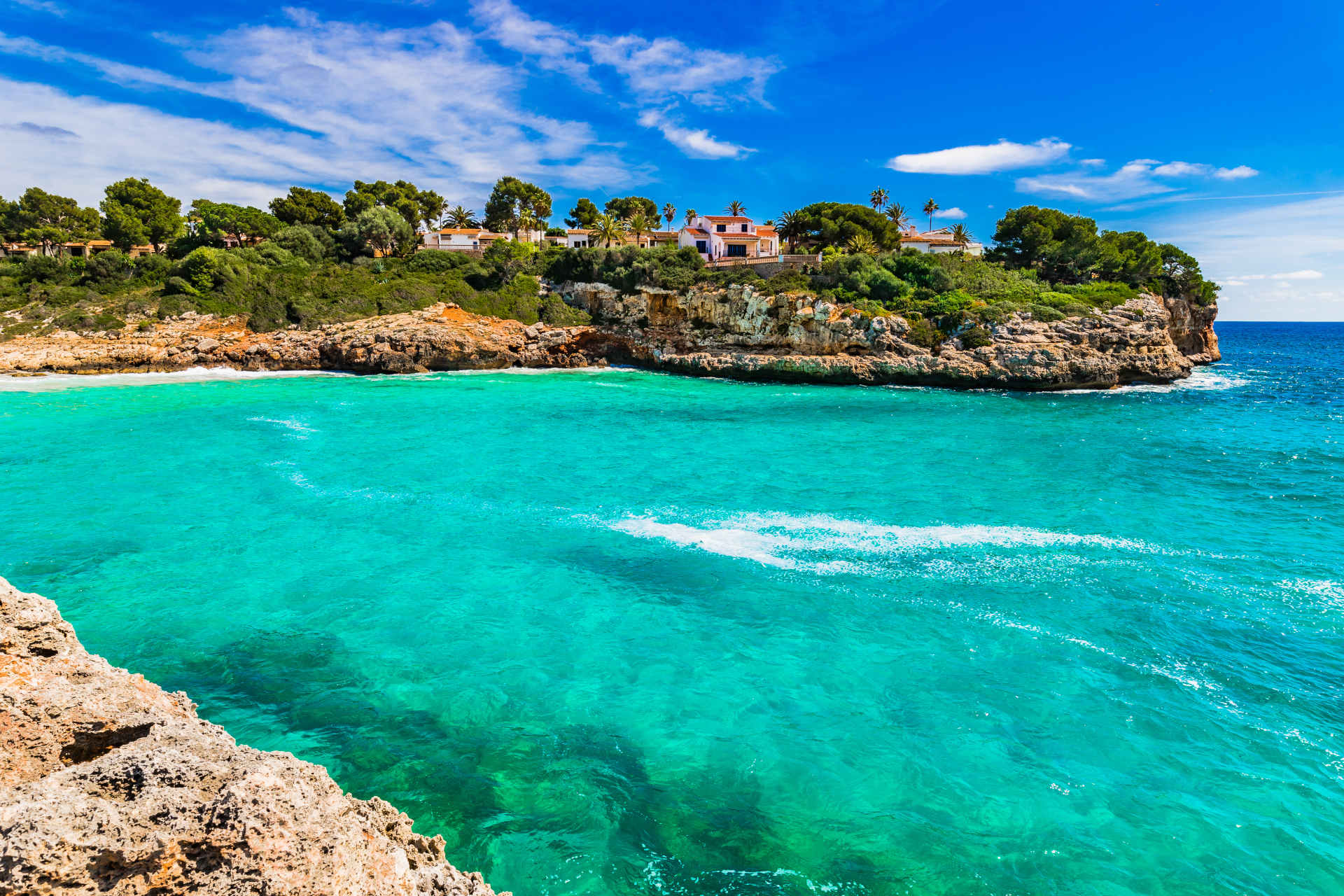 cala anguila bucht in mallorca spanien