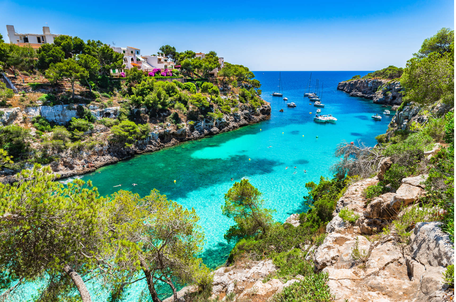 cala pi mallorca spanien bucht von cala pi seitlich