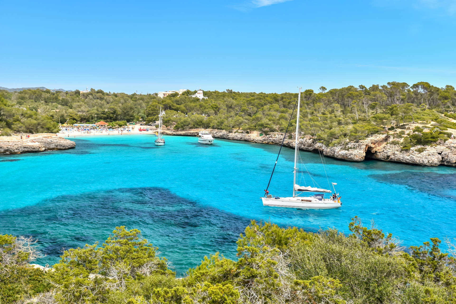 Katamaran Bucht Mallorca